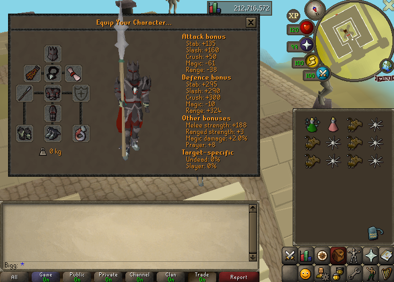 Recommended max gear setup