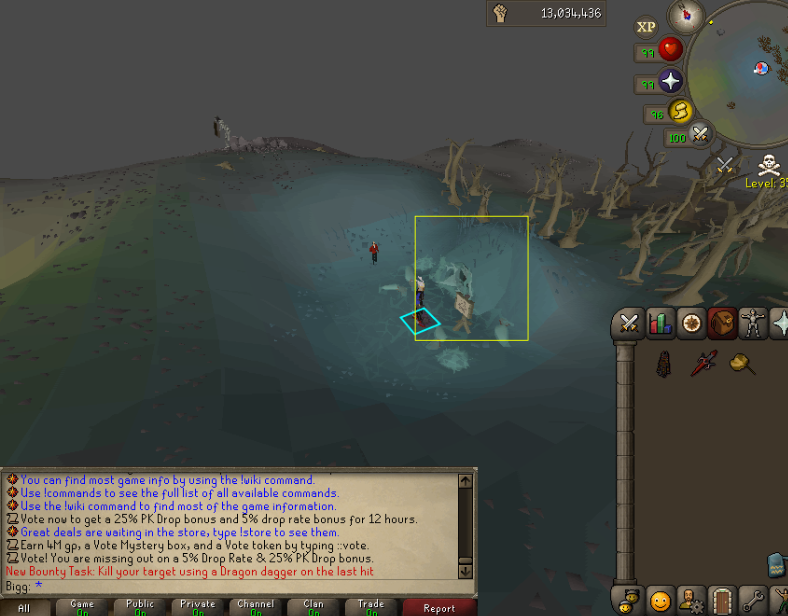 Venenatis Wilderness Entrance