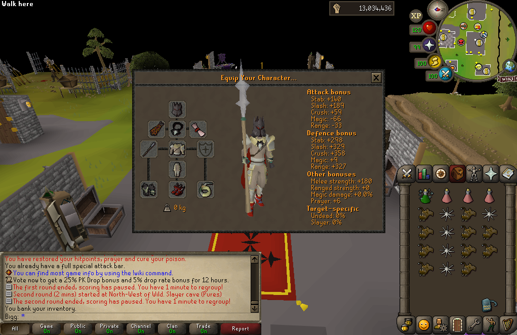 Recommended max gear setup